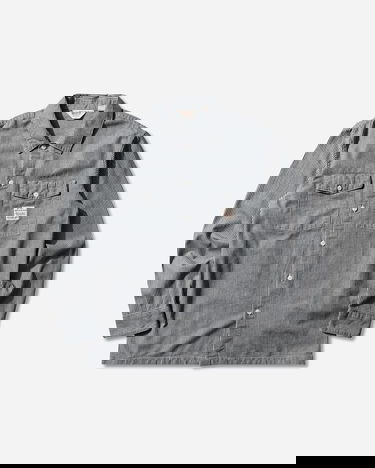 Риза Levi's Striped Longsleeve Worker Shirt with Chest Pockets Тъмно синьо | 003O2 0005, 1