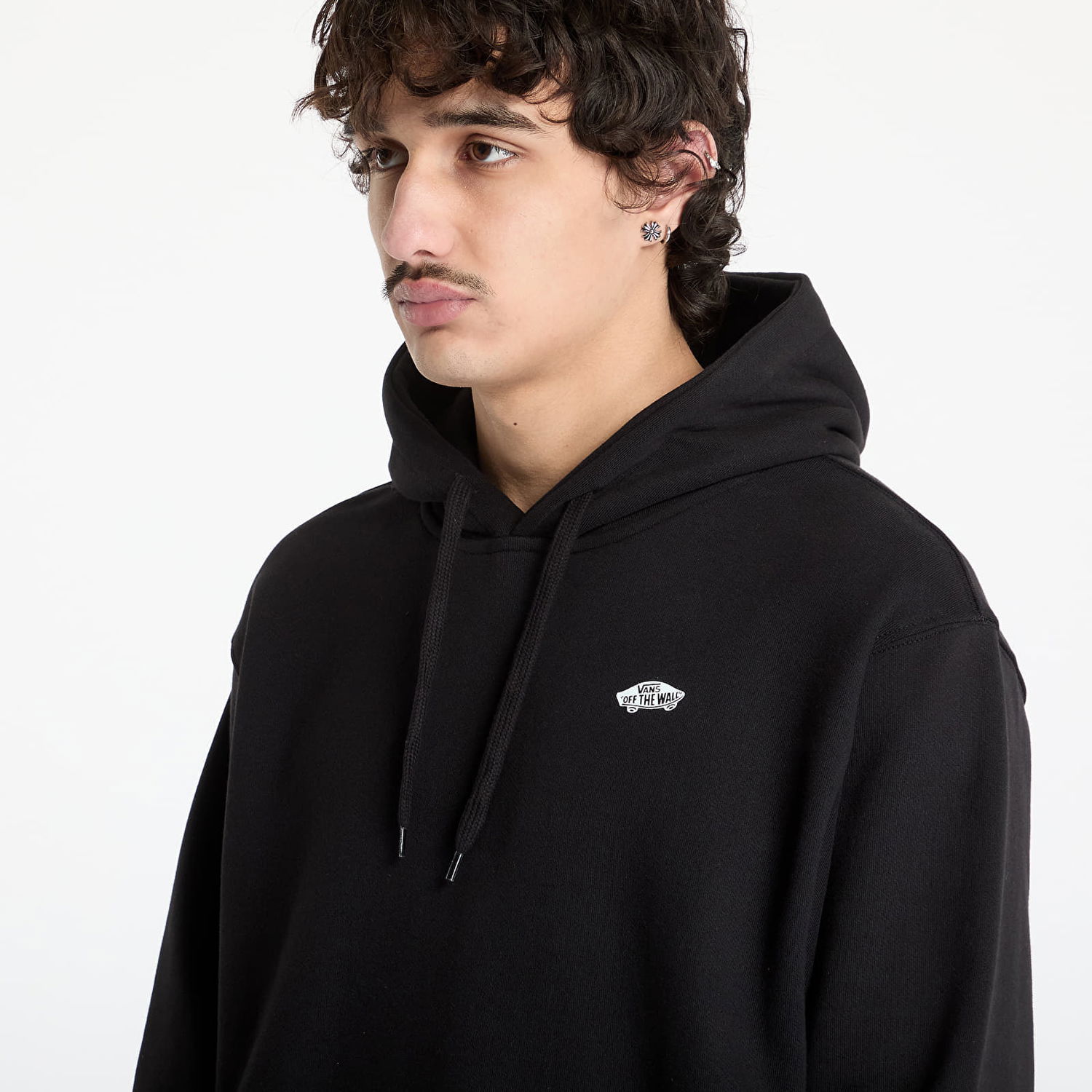 Суитчър Vans Style 76 Pullover Hoodie Черно | VN000P51Y28, 1