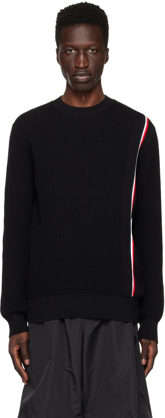 Пуловер Moncler Stripe Sweater Черно | I10919C00018M1367, 0