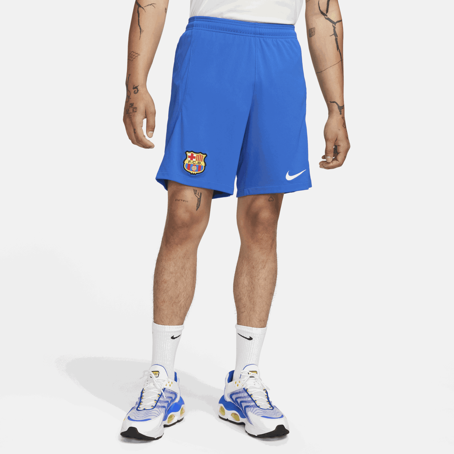 Къси панталони Nike Dri-FIT FC Barcelona 2023/24 Stadium Тъмно синьо | DX2707-463, 0