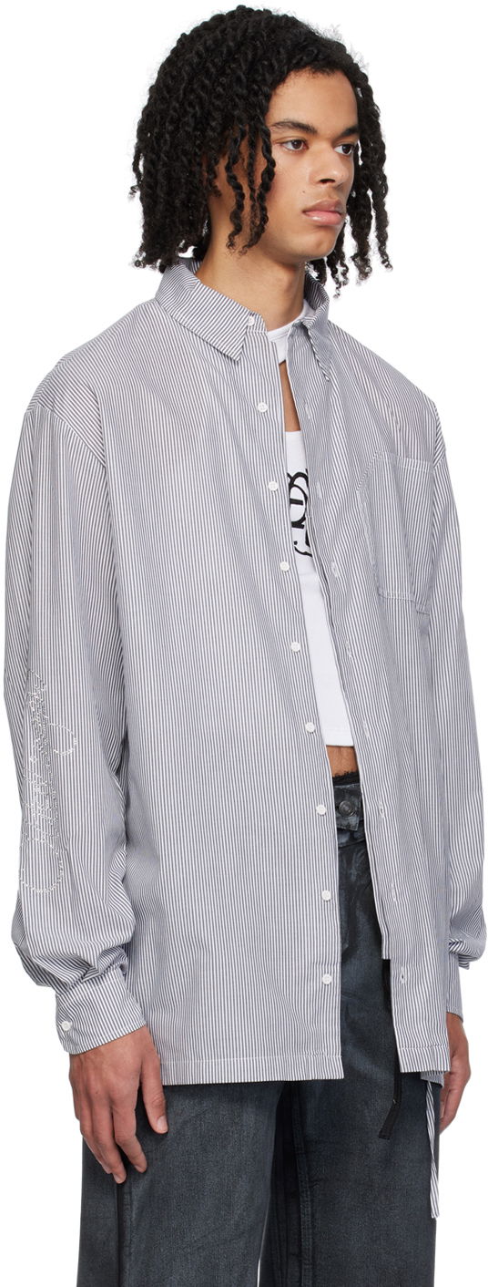 Ottolinger Oversized Pinstriped Shirt, 1