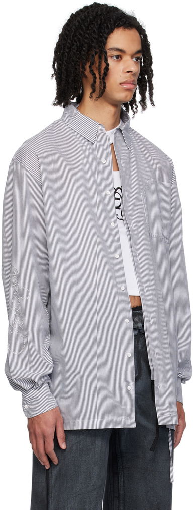 Ottolinger Oversized Pinstriped Shirt, 1