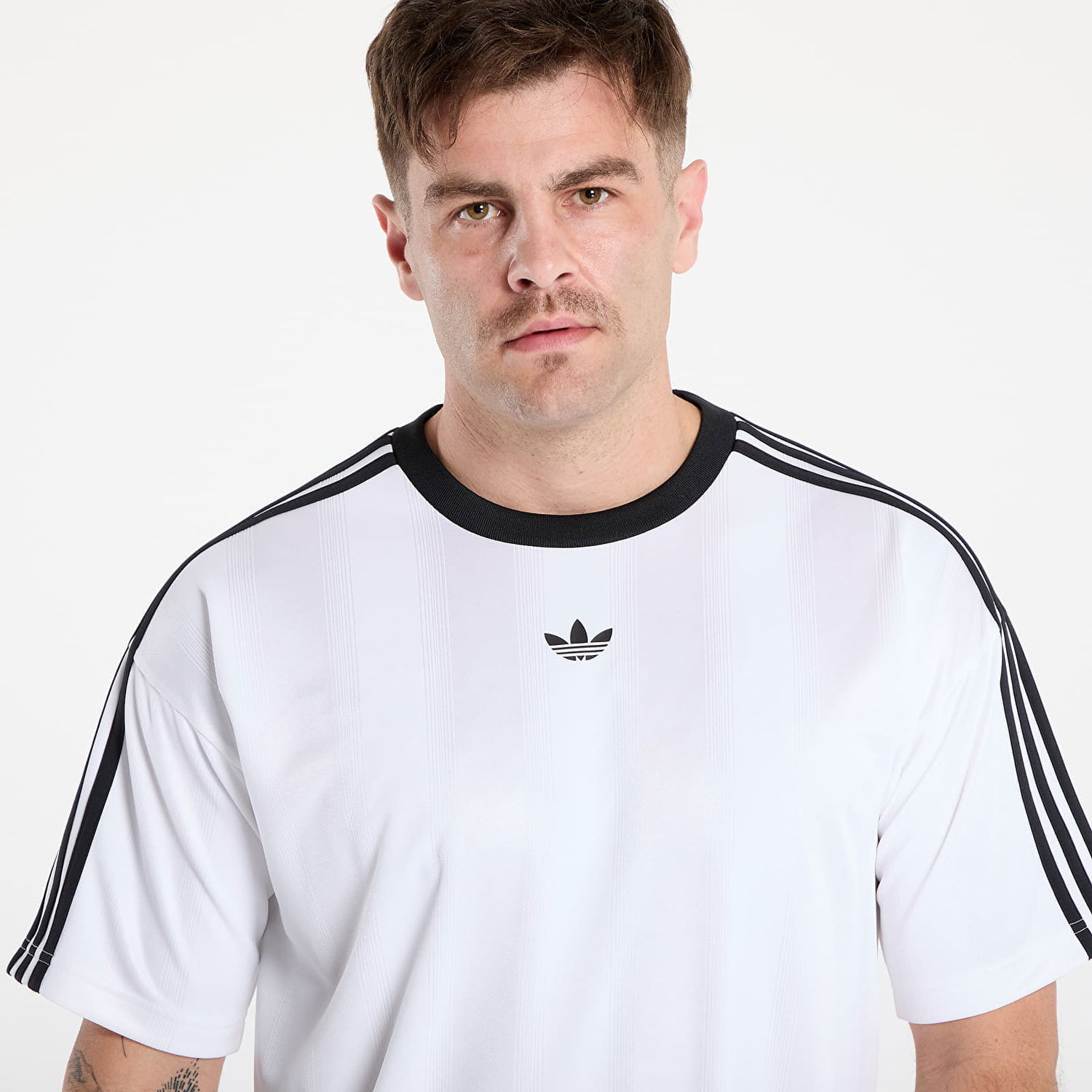 Тениска adidas Performance Adicolor Jersey T-Shirt Бяло | JW5877, 1