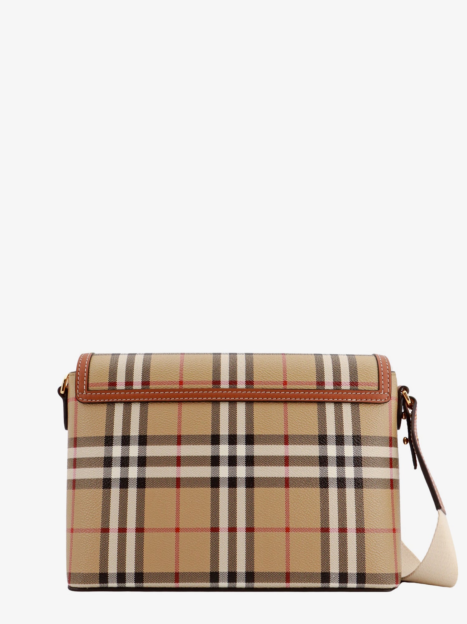 Чанта през рамо Burberry Burberry Vintage Check and Leather Crossbody Bag Бежово | 8066226A9534, 1