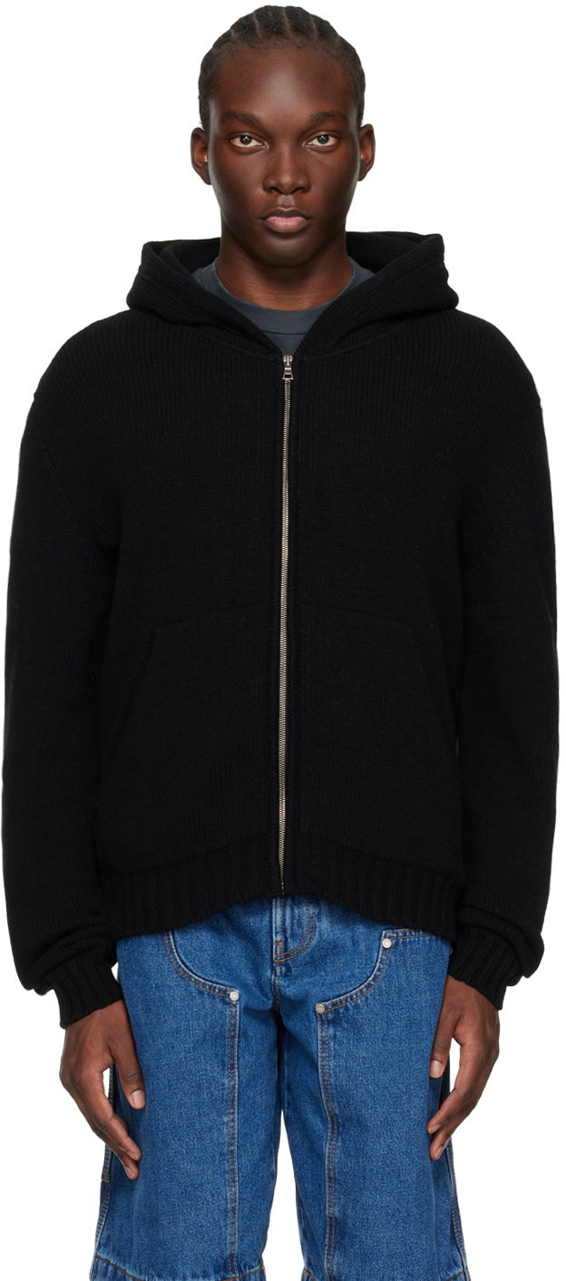 Суитчър Palm Angels Embroidered Hoodie Черно | PMHU009C99KNI0011001, 0