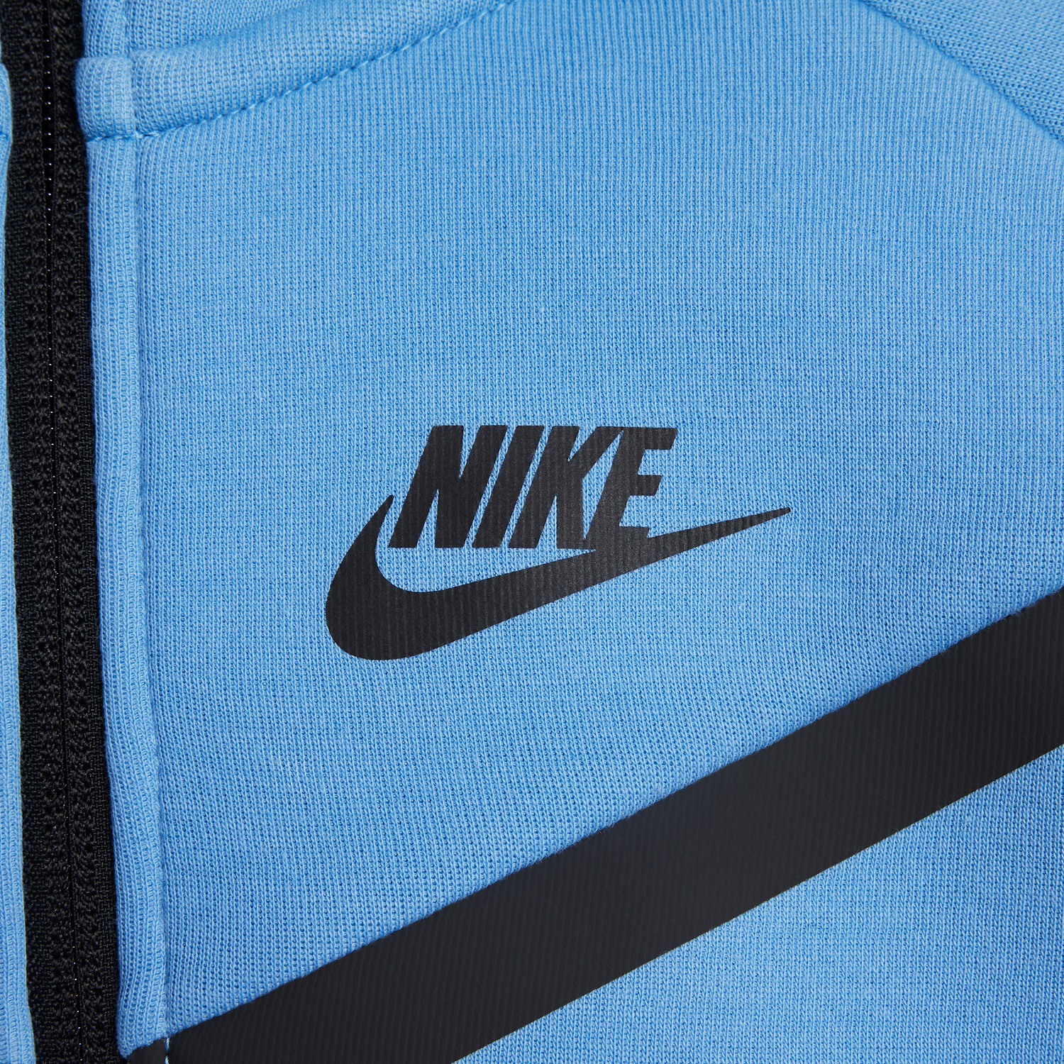Суитчър Nike Girls' Sportswear Tech Fleece Full-Zip Hoodie Синьо | HV8695-489, 1