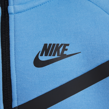 Суитчър Nike Girls' Sportswear Tech Fleece Full-Zip Hoodie Синьо | HV8695-489, 1