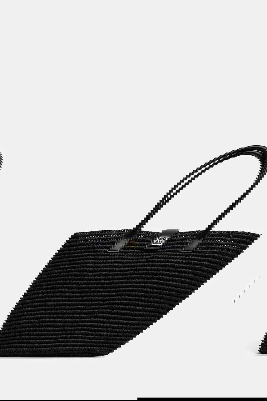 Голяма пазарска чанта Anine Bing Anine Bing Lou Tote Bag Черно | A.13.11223, 0