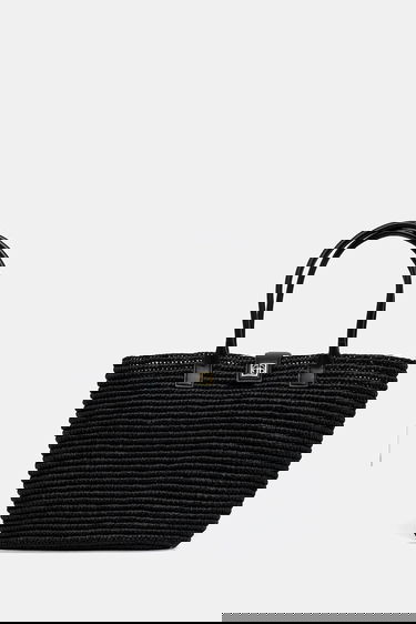 Голяма пазарска чанта Anine Bing Anine Bing Lou Tote Bag Черно | A.13.11223, 0