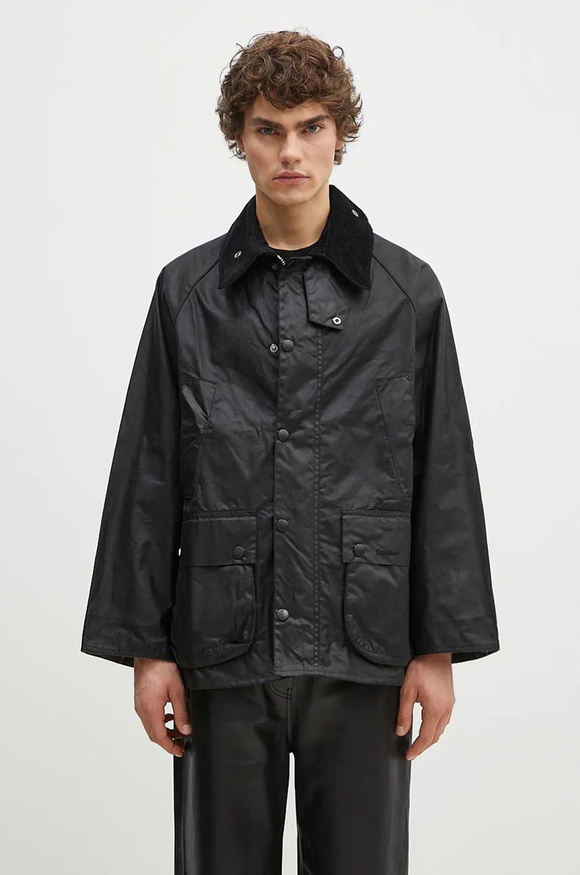 Дъждобран Barbour OS Bedale Wax Jacket Черно | MWX1679