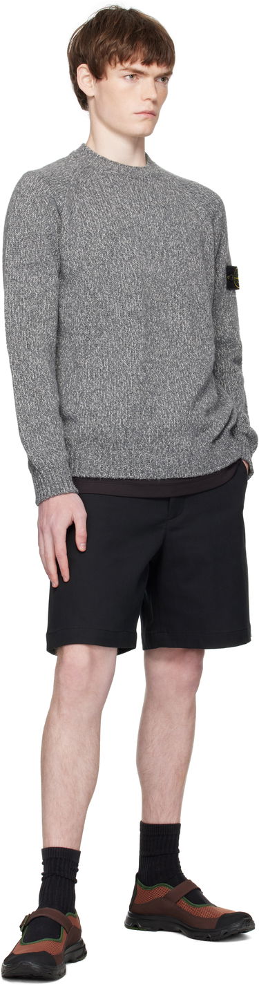 Пуловер Stone Island Stone Island Crew Neck Sweater Сиво | K2S15 5100050 S00N1, 4