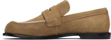 Кецове и обувки JW Anderson JW Anderson Biker Zipper Loafers Кафяво | MC0001-LA0319, 2