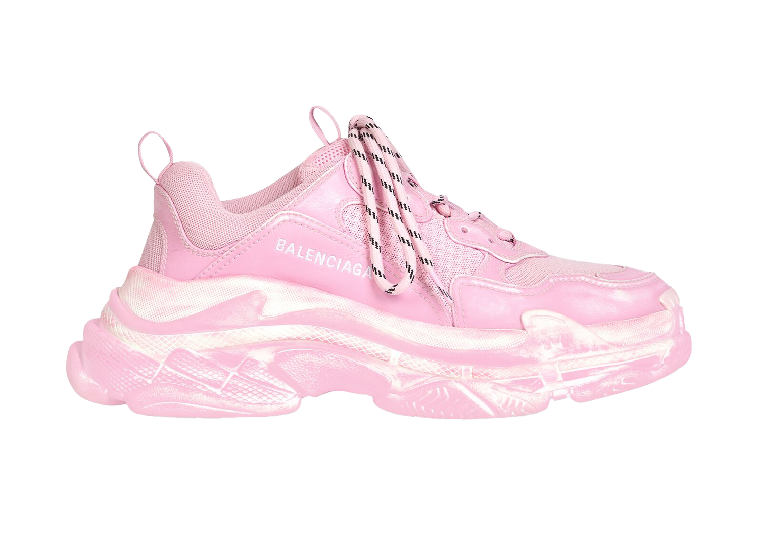 Кецове и обувки Balenciaga Triple S Faded Pink W Розово | 524039W3CN35000, 0