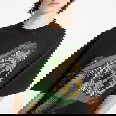 Тениска Off-White Crocodile Graphic Oversized T-Shirt Черно | OMAA120S25JER0061301, 2