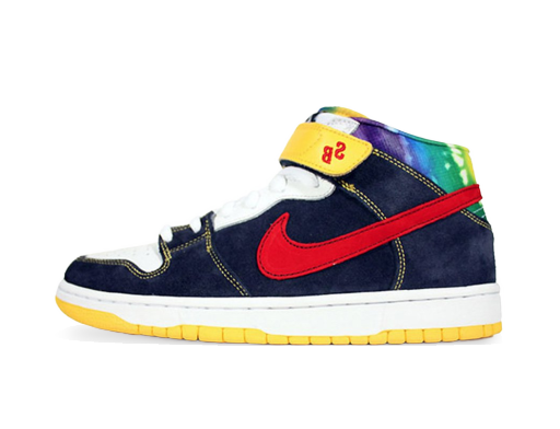 Кецове и обувки Nike SB SB Dunk Mid Tie Dye Тъмно синьо | 314383-461