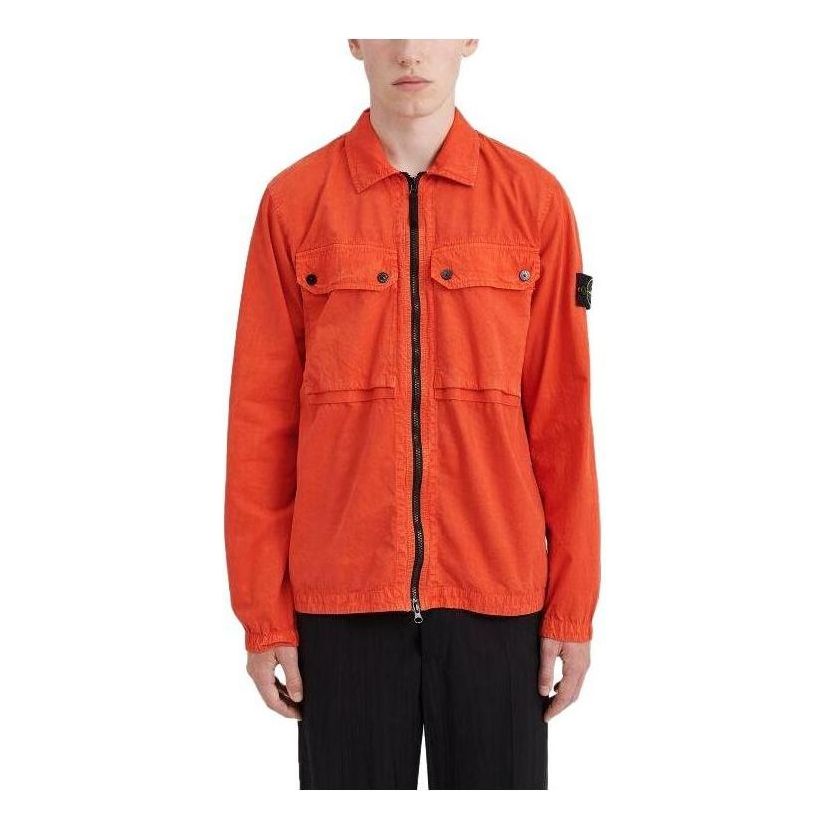 Риза Stone Island Zip Overshirt Оранжево
 | 7915102WN-V0137, 0
