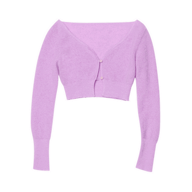 Пуловер Jacquemus Le Cardigan Alzou Лилаво | 213KN203 2360 650, 0