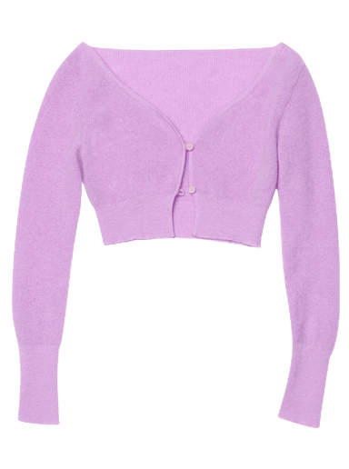 Пуловер Jacquemus Le Cardigan Alzou Лилаво | 213KN203 2360 650