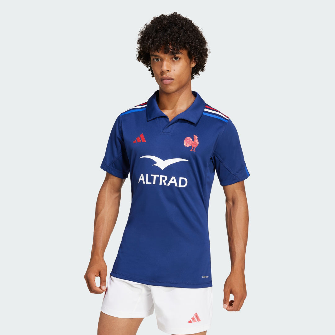 Фланелка adidas Performance France Rugby Home Performance Синьо | JG3534, 1