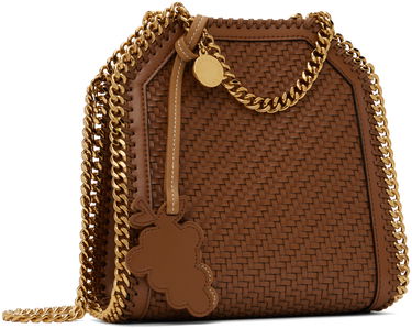 Дамска чанта Stella McCartney Woven Tiny Bag Кафяво | 391698WP0410, 1