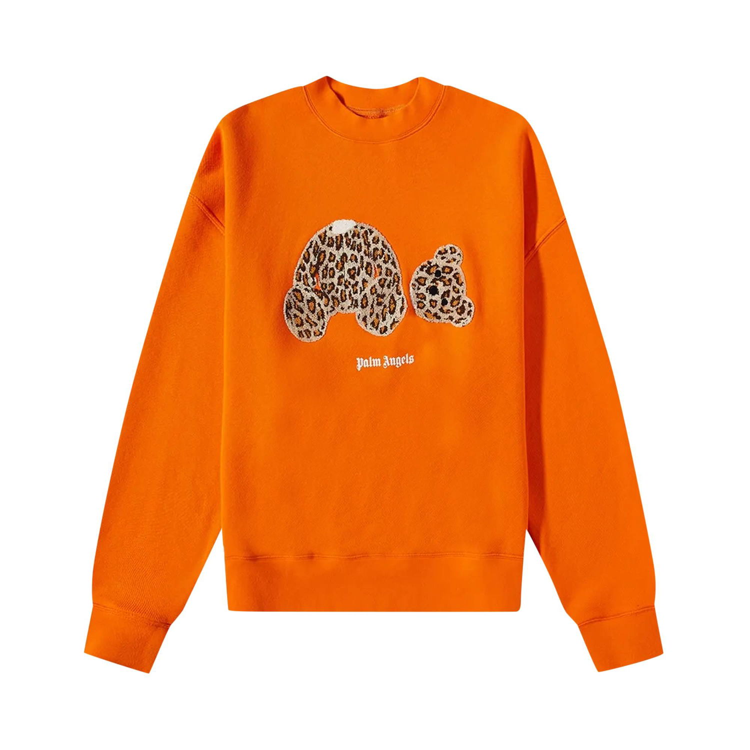 Суитчър Palm Angels PA Leopard Bear Crewneck Червено | PMBA026S22FLE0072060, 1