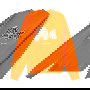 Суитчър Palm Angels PA Leopard Bear Crewneck Червено | PMBA026S22FLE0072060, 1