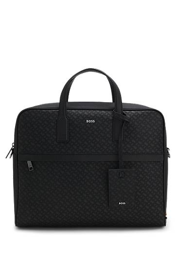 Чанта за пътуване BOSS BOSS Monogram Document Case Черно | 50552587, 0
