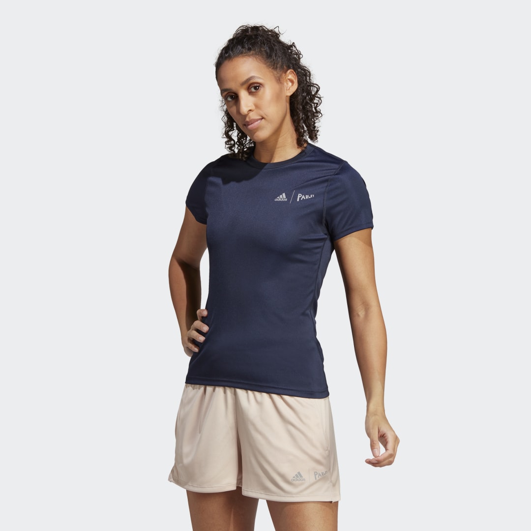 Тениска adidas Originals adidas x Parley Running Черно | HR6987, 0