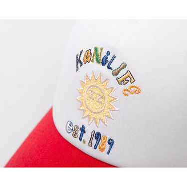 Шапка с козирка Karl Kani Woven Signature Trucker Cap Red/White Червено | KK7010030, 3