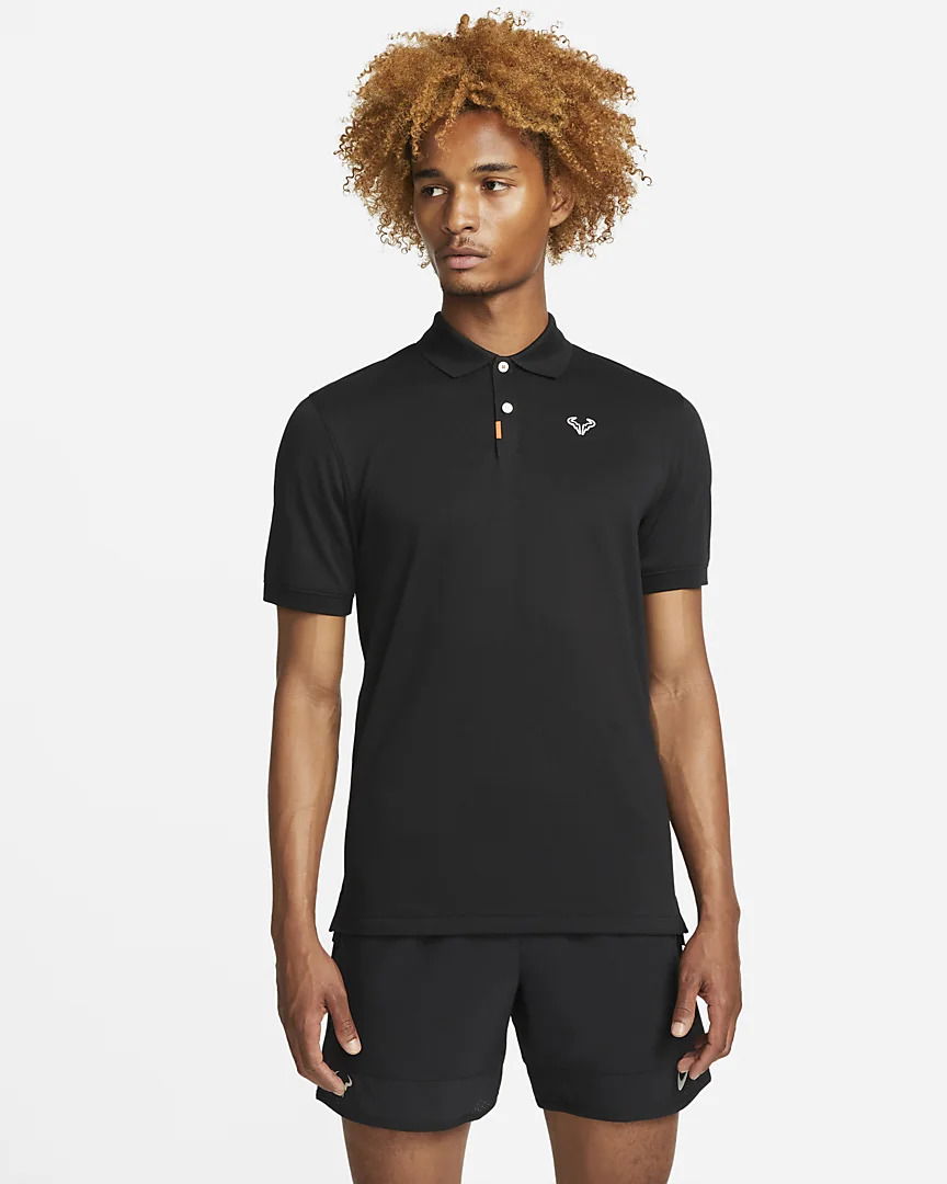 Поло тениска Nike Rafa Slim-Fit Polo Черно | DD8532-010, 0