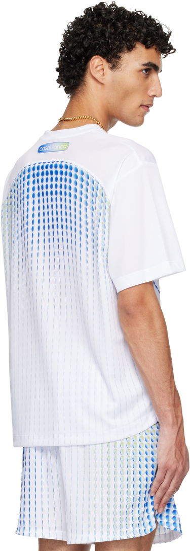 Тениска Casablanca Casablanca Tennis Tech Short Sleeve T-shirt Многоцветен | M-SP26-JTP-449-01, 2