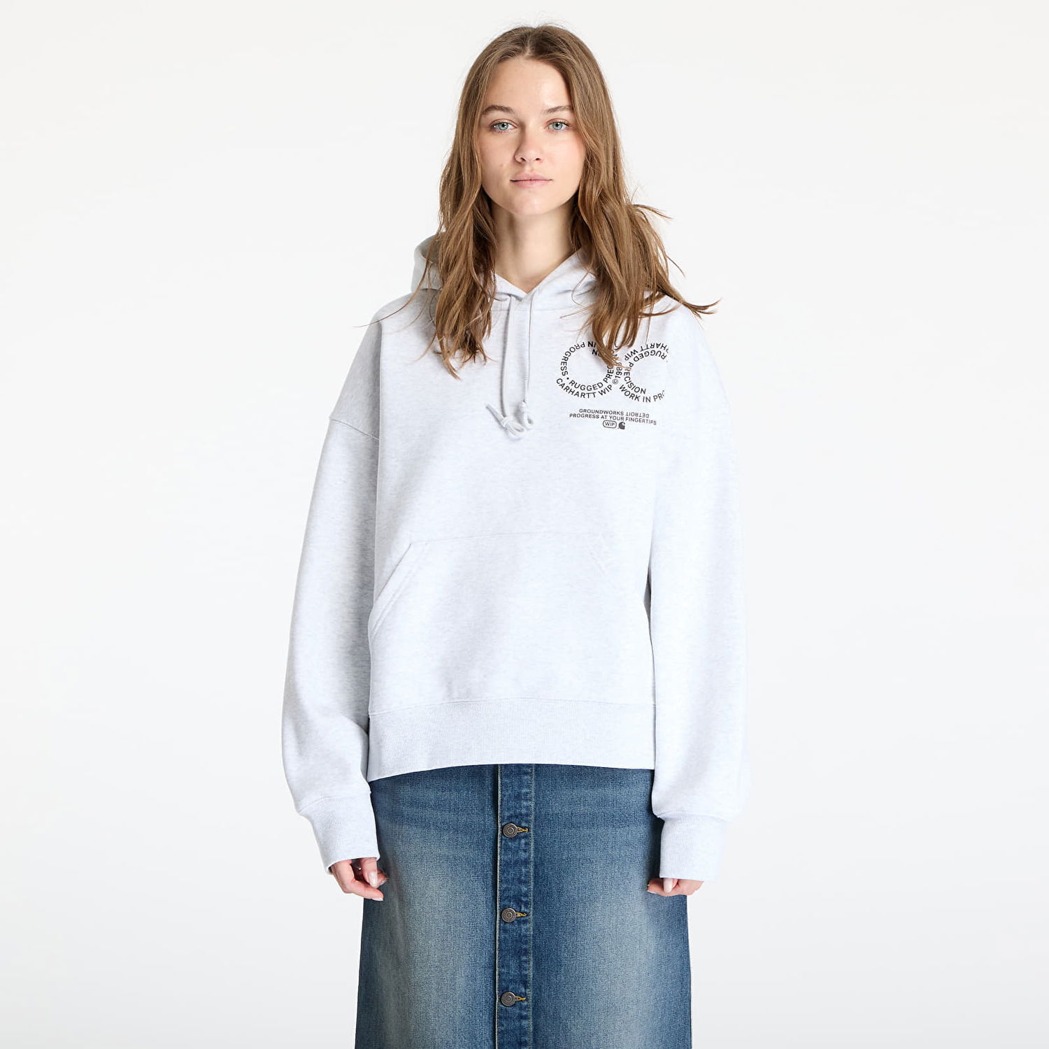 Суитчър Carhartt WIP Hooded Rotation Graphic Sweatshirt Сиво | I034690.00OXX, 1