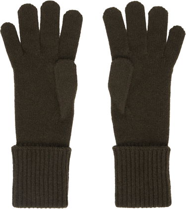 Ръкавици Burberry Check Cashmere Blend Gloves Зелено | 8098892, 1