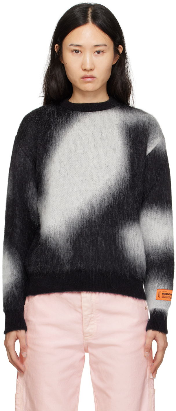 Пуловер HERON PRESTON Aop Sweater Черно | HWHE016F23KNI0011001, 0