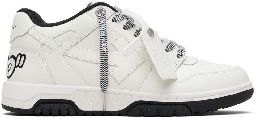 Кецове и обувки Off-White Out Of Office Patch Бяло | OMIA189F25LEA0060101