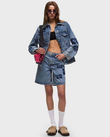 Къси панталони GANNI Patch Denim Shorts women Casual Shorts blue in size:S Синьо | J1435-566, 1