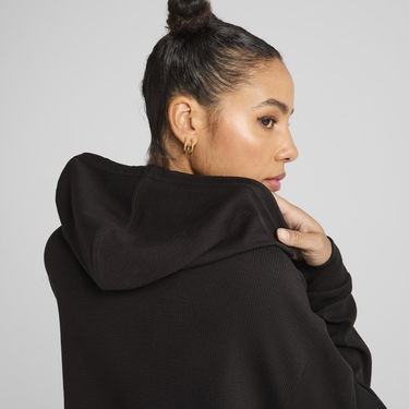 Суитчър Puma HER Comfort Cropped Zip-Up Hoodie Черно | 685056_01, 4