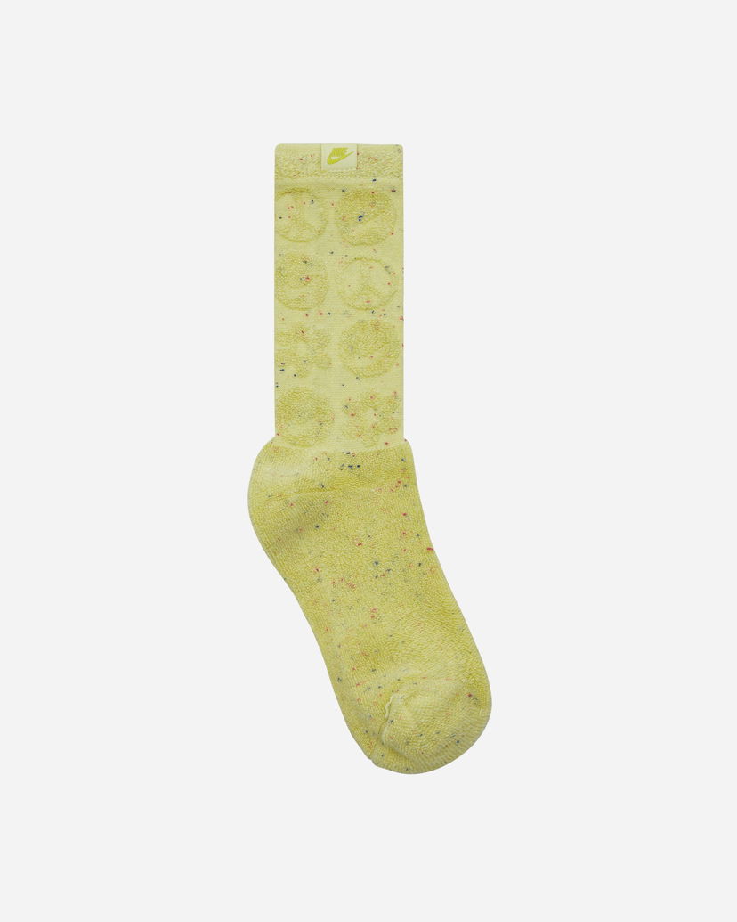 Бельо и чорапи Nike Everyday Plus Cushioned Crew Socks Luminous Green Жълто | FB4266-331