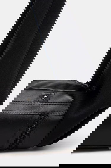 Дамска чанта Ottolinger Ottolinger Mini Neoprene Leather Heart Lock Bag Черно | 2227210299, 2