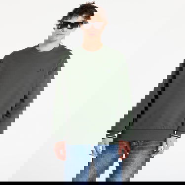 Суитчър Fred Perry Crew Neck Sweatshirt with Striped Cuffs Зелено | M7535 53A, 0