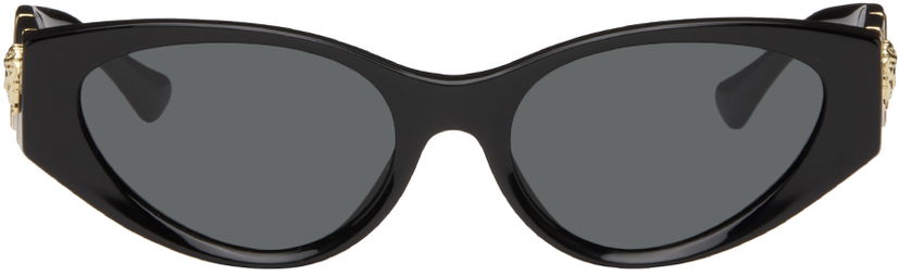 Слънчеви очила Versace Black Cat-Eye Sunglasses Черно | 0VE4454 GB1/87 8056597921947