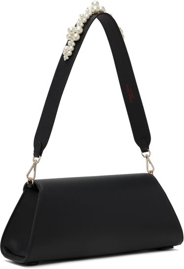Дамска чанта Simone Rocha Simone Rocha Beaded Long Pochette Valentine Bag Черно | BAG190B 0787, 2