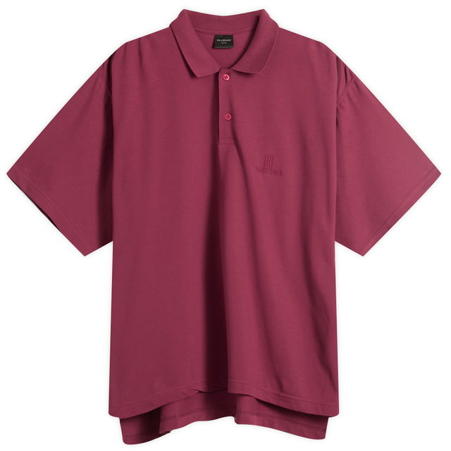 Nano BB Logo Pique Al Short Sleeve Polo, Size Large