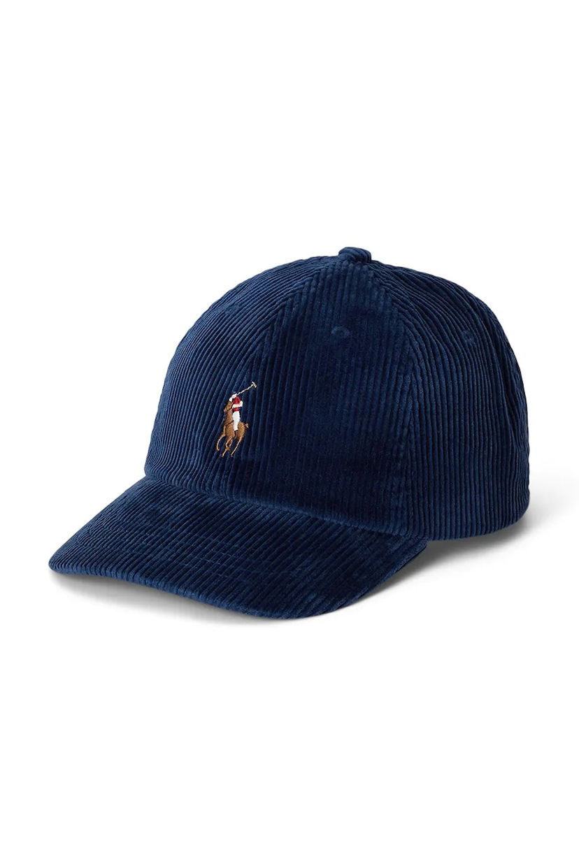 Шапка с козирка Polo by Ralph Lauren Corduroy Baseball Cap Polo Ralph Lauren Тъмно синьо | 710880778