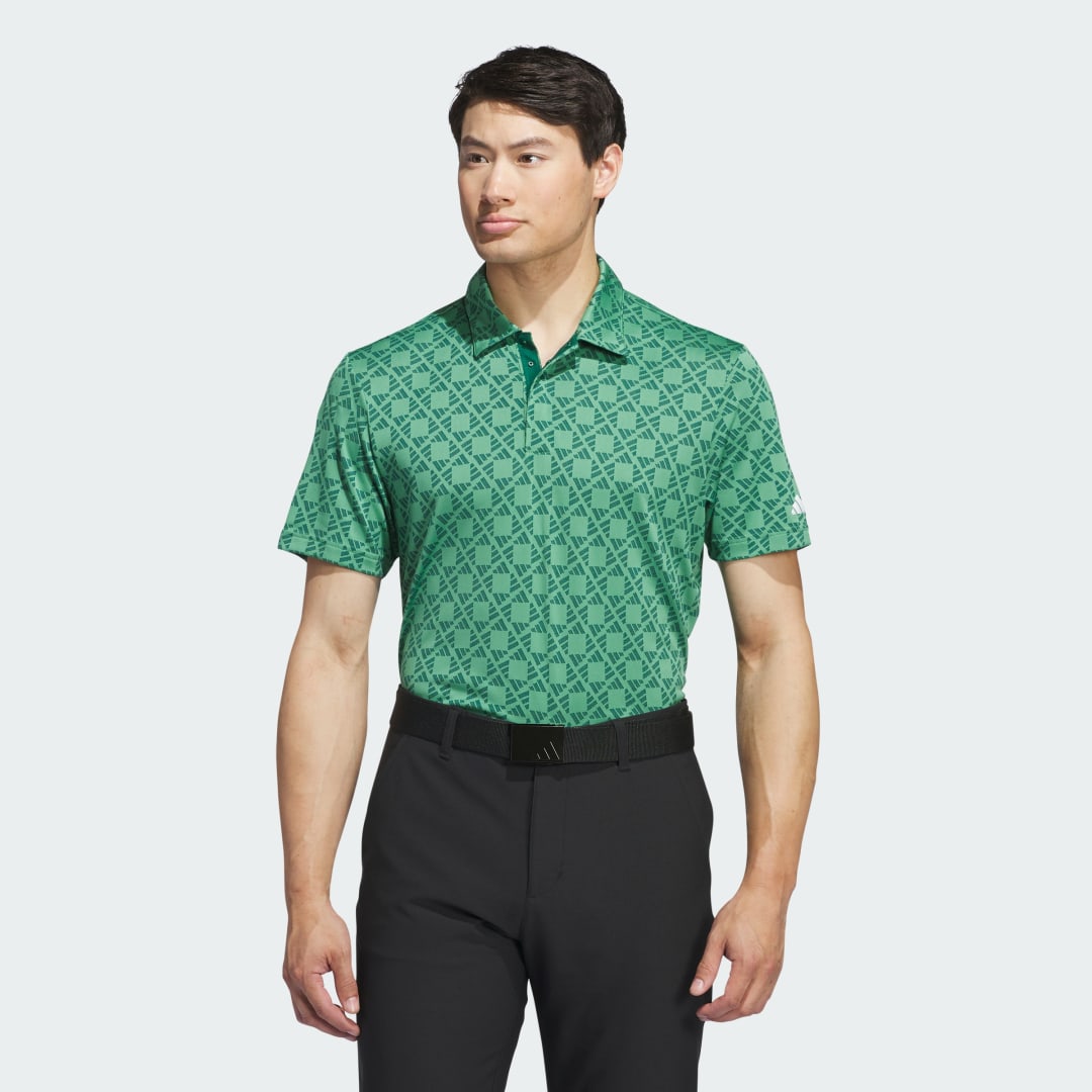 Поло тениска adidas Performance Ultimate365 Tour HEAT.RDY Jacquard Golf Polo Shirt Зелено | IZ3007, 0