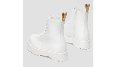 Кецове и обувки Dr. Martens Vegan Jadon II Mono Platform Бяло | DM27335113, 4