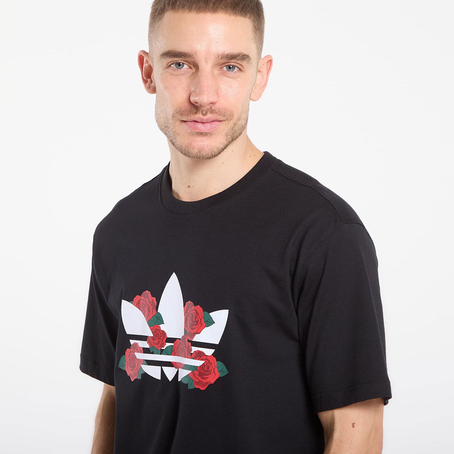 Тениска adidas Performance T-Shirt Trefoil Series Roses Черно | KS7621, 1