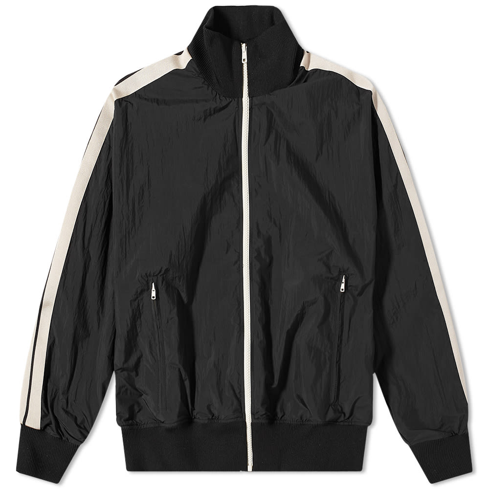Яке бомбър Palm Angels Curved Logo Track Jacket Черно | PMBD030C99FAB0011001, 0
