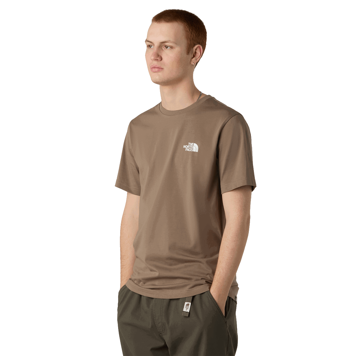 Тениска The North Face Simple Dome Short Sleeve T-Shirt Кафяво | NF0A87NGBOW1, 0