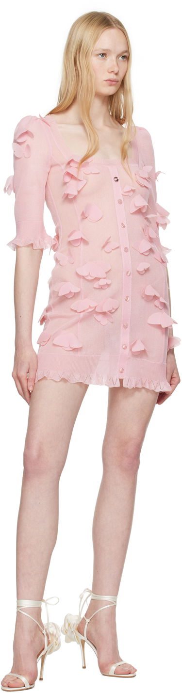 Pокля Coperni Coperni Knitted Butterfly Mini Dress Розово | COPML143Y3015, 3